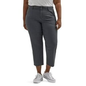 Lee® Women's Plus Heritage Mid Rise Carpenter Crop Pants Size 18W NWT